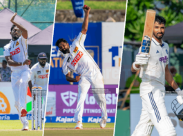 ජයසූරිය සහ නුවන්ත ඵල නෙළා ගනී India Tour of Sri Lanka 2026 - 1st Test D2