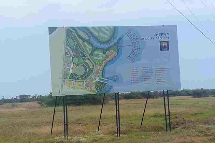 Construction of Jaffna International Cricket Stadium Construction of Jaffna International Cricket Stadium