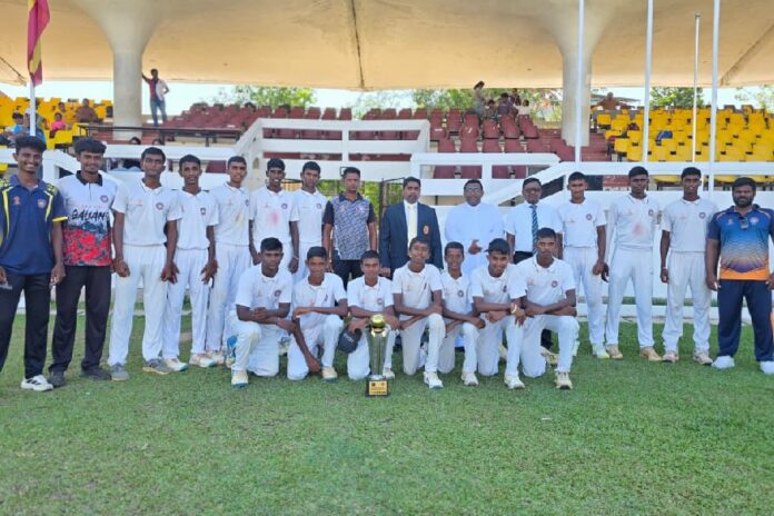 U19 Div II Tier B Champion Sri Sumangala College U19 Div II Tier B Champion Sri Sumangala College