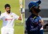 දිමුත්ගේ නායකත්වයෙන් යුත් ශ්රී ලංකා ටෙස්ට් සංචිතය තෝරයි