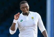 இந்தியாவுடனான இரண்டாவது டெஸ்ட் போட்டிக்காக தென்னாபிரிக்க அணியில் ன்கிடி Ngidi