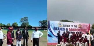 Mahinda Rajapaksha College (Homagama) clinches dominant 9-wicket victory in Battle of the Blues & Maroons Defence Services School, Colombo FB page