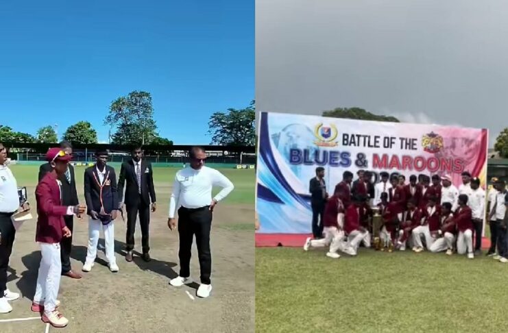 Mahinda Rajapaksha College (Homagama) clinches dominant 9-wicket victory in Battle of the Blues & Maroons Defence Services School, Colombo FB page