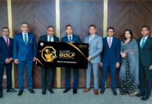 Sampath Bank Private Banking Tees Off Third Consecutive Year as RCGC Medal Tournament Title Sponsor Mr. Sanjaya Gunawardana, Managing Director/ Chief Executive Officer, Sampath Bank (5th from R), presents the cheque to Mr. Mahela Jayawardene, Captain, RCGC (3rd from L), with Sampath Bank officials from R: Mr. Sajeewa Wanaguru, Senior Relationship Manager; Ms. Shyanika Hewage, Head of Private Banking; Mr. Asanka Liyanage, DGM – Consumer & SME Banking and Mr. Darshin Pathinayake, Chief Business Intelligence Officer along with RCGC officials Mr. Dihan Dedigama – Vice Captain and Mr. Shiran D. Rahman – Manager, Marketing & Communications.