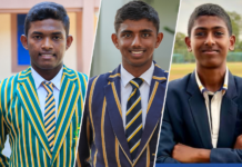 මලින්ත සහ සදීශ දක්ෂ පන්දු යැවීම්වල නිතර වෙයි U19 School Cricket 2026