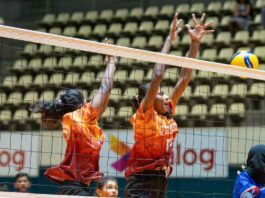 ශ්රී ලංකා ක්රීඩිකාවෝ පළමු තරගය පහසුවෙන් ම ජය ගනී CAVA U-19 Women Volleyball Championship 2025