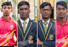 යාපනය මැදි විදුහල් ක්රීඩකයෝ ලකුණු 50ක් ඉදිරියෙන්