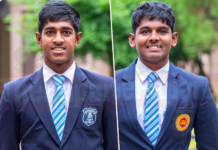 සෙනුජ සහ රිශ්ම වැටුණ ඉනිම ගොඩ ගනී U19 School Cricket 2026