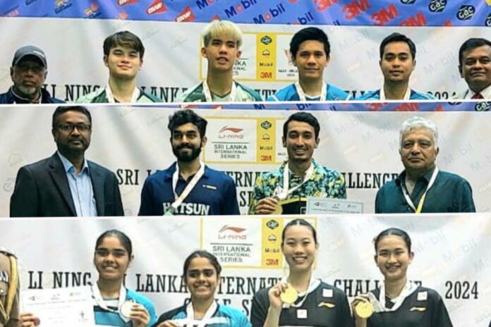 Li Ning Sri Lanka challenge International Badminton Championship 2024