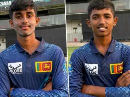 මෙතුක සහ සඳරු ගේ දක්ෂතා 17න් පහළ කණ්ඩායමට ජය ගෙනෙයි Sri Lanka U17 tour of Pakistan 2026