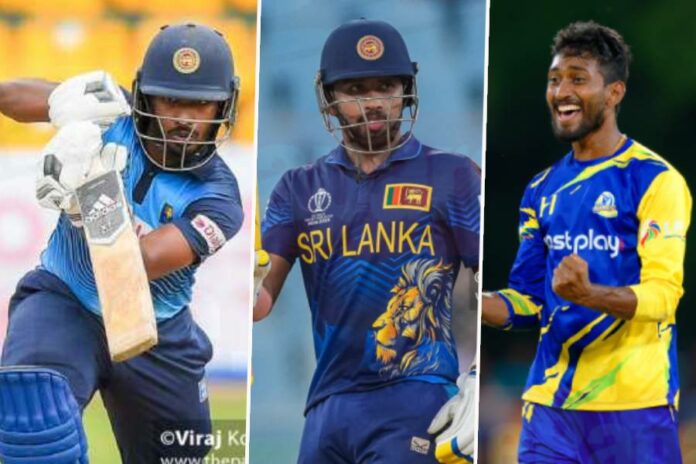 Sri Lanka Squad named for upcoming tri nation cricket tournament in uae
