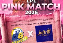 LPL Pink Match Takes the Fight Against Breast Cancer to the Nation Lanka Premier League 2026