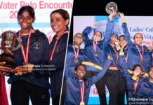 The M.N. Edussuriya Trophy Returns to Visakha Vidyalaya after a Nail-biting Finish at the Sugathadasa Swimming Pool. 19th LC-VV Water Polo Encounter 2024