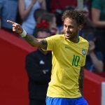Neymar shines on Brazil