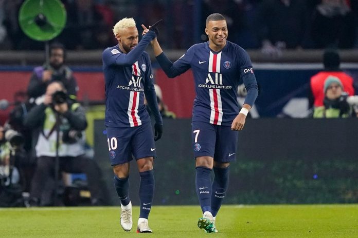 Neymar and Mbappe