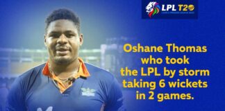 Post Match Press Oshane Thomas