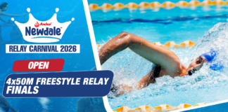 WATCH – HIGHLIGHTS- Open | 4*50m Freestyle Relay | Anchor Newdale Relay Carnival 2026