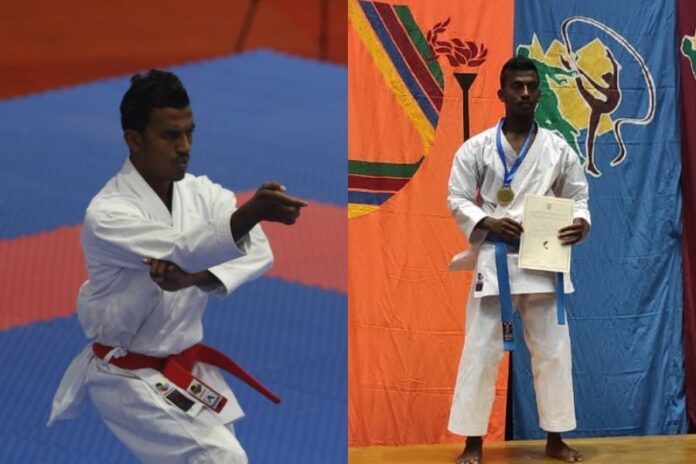 Eastern Karate Star Paluraj won the Gold Medal