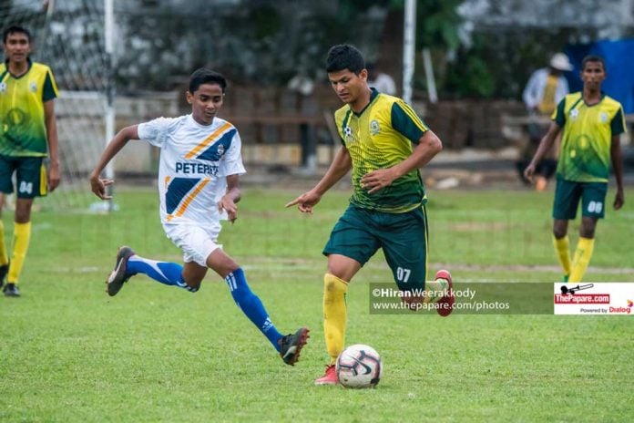 St. Peter’s College v Ginthota Zahira College – Group D – ThePapare Football Championship 2018