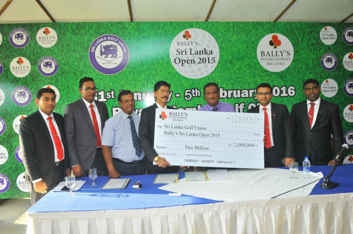 BALLY’S ENTERTAINMENT ENRICHES GOLF SRI LANKA WINS TITLE SPONSORSHIP OF SRI LANKA OPEN 2015