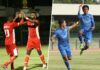තියුණු සටනකින් පසු Red Stars සහ Sea Hawksට ජයග්රහණ Ratnam SC v Red Stars FC & Sea Hawks FC v Blue Eagles SC