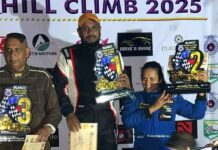 Sasindu Prashansana and Zaakir Wahab stamp their class at “Purple Sun Hill Climb 2025” Purple Sun Hill Climb 2025