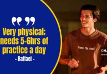 WATCH – “Very physical; needs 5-6hrs of practice a day” – Raffael Raffael Stritzel