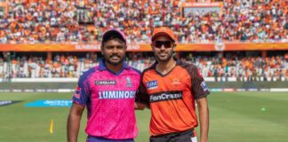 Rajasthan Royals vs Sunrisers Hyderabad