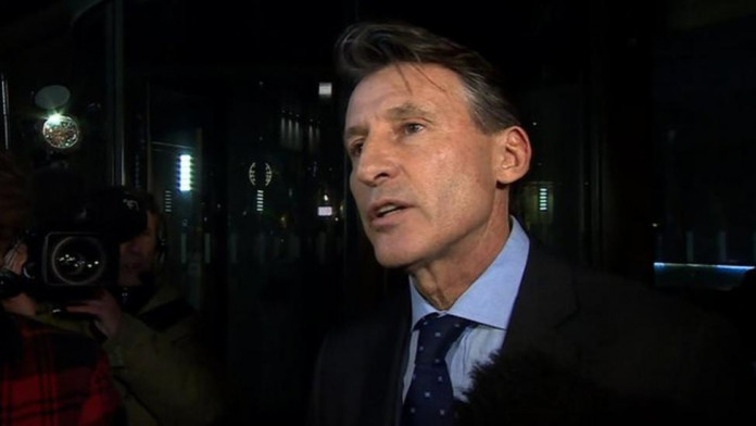 IAAF president Lord Coe