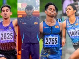 தெற்காசிய மெய்வல்லுநர் சம்பியன்ஷிப்பில் மிதுன்ராஜ், வக்ஷான் பதக்கம் வென்று அசத்தல் South Asian Senior Athletics Championship 2025