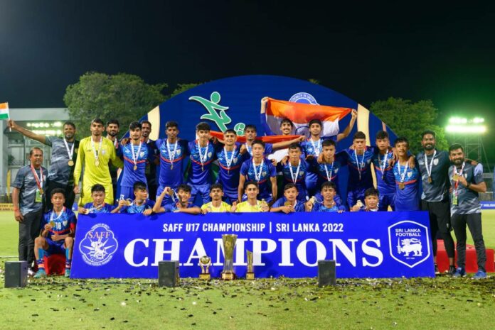 Champions India – SAFF U17 Championship 2022