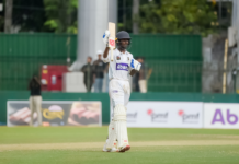 WATCH – Sineth Weerarathne 91 (135) vs D.S. Senanayake College | 20th Battle of the Golds Sineth Weerarathne