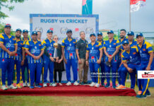 Sri Lankan Cricket Legends outclass International Rugby Stars in charity T20