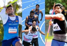 ஆசிய மெய்வல்லுனர் சம்பியன்ஷிப்பில் இலங்கை வீரர்களுக்கு பின்னடைவு