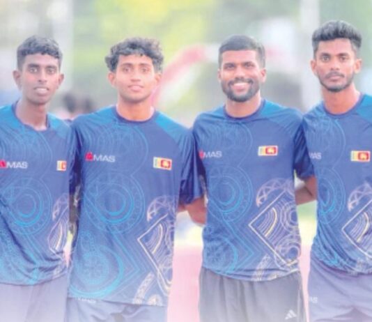 உலக மெய்வல்லுநர் அஞ்சலோட்டத்துக்கு தகுதி பெற்றது இலங்கை World Athletics Relays 2026