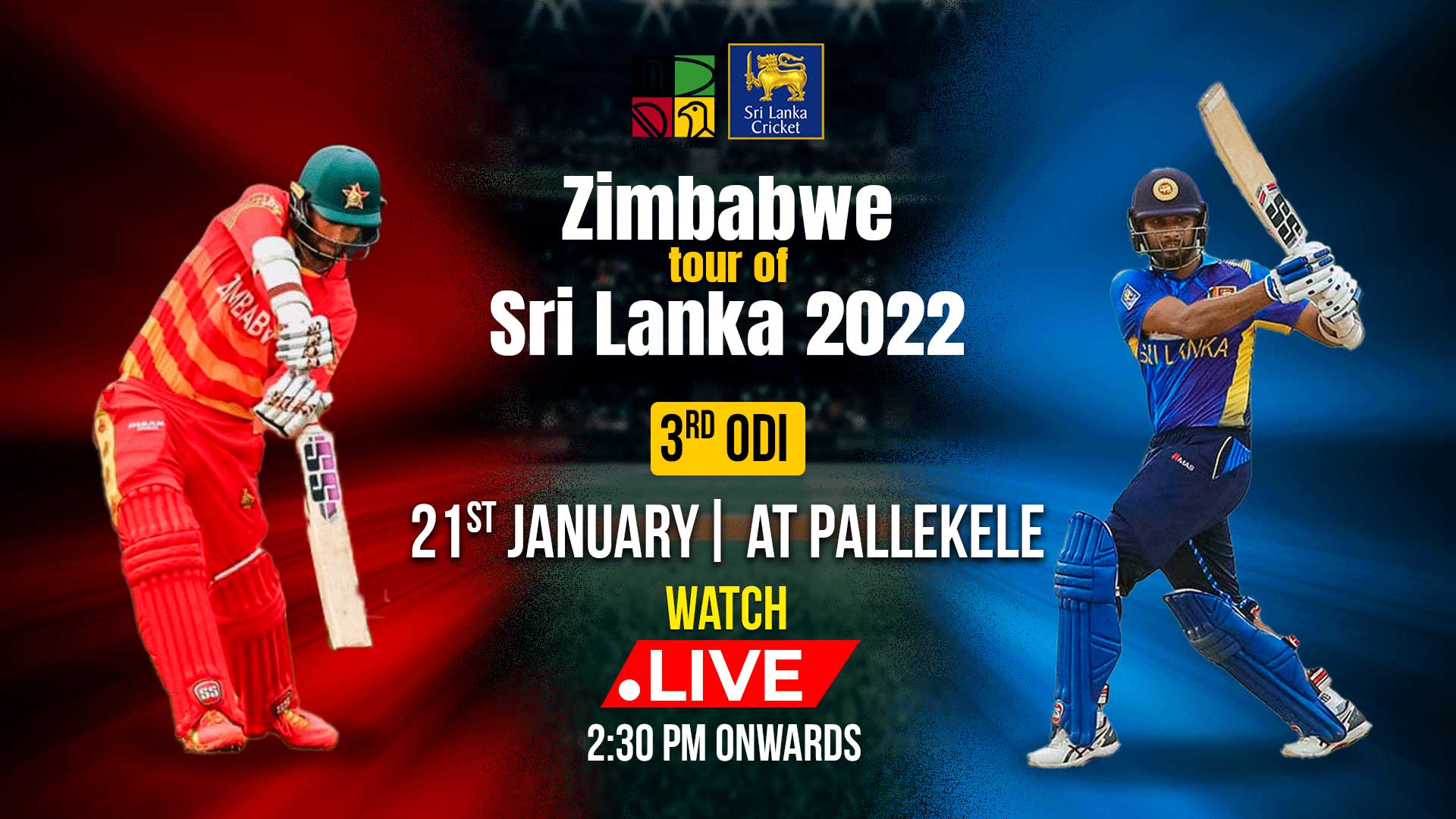 Lanka vs zimbabwe sri Live Commentary