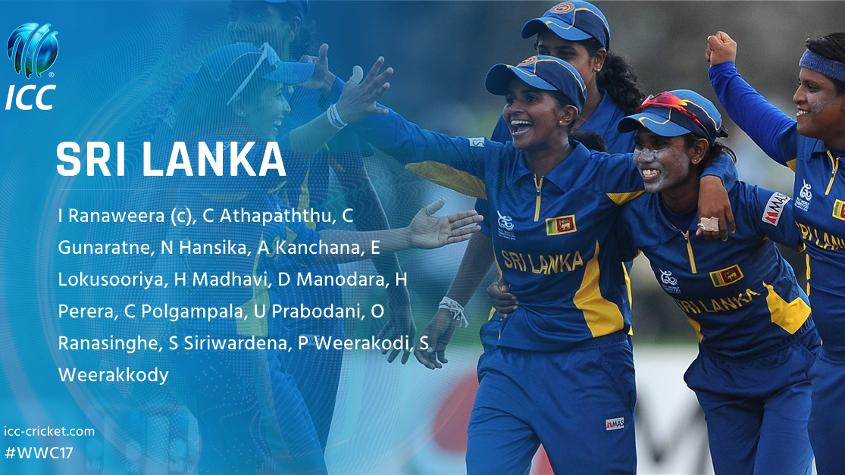 Sri Lanka has named eight players who featured at the 2013 ICC World Cup.