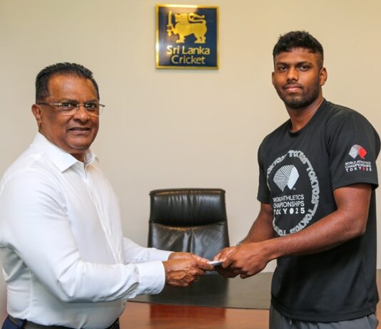 ருமேஷ் தரங்கவிற்கு இலங்கை கிரிக்கெட்டினால் ஒரு கோடி ரூபா நிதி உதவி