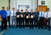 SLC felicitated the four Sri Lankan female match officials on the ICC panels