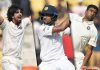 Indian bowlers dominate Sri Lanka on day 1