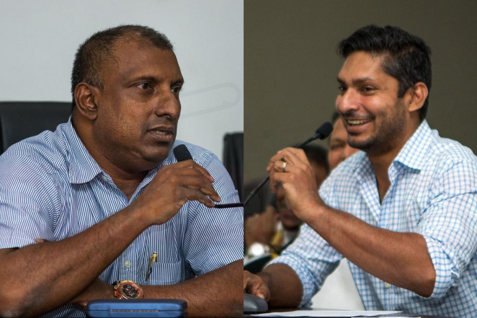 Aravinda and Sangakkara