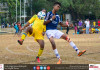 Sarasavi thrash Vikings to move into 4th round Sarasavi SC and Vikings SC player tussling for the ball