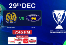 LIVE – Saunders SC vs SLTB SC – Champions League 2025/26 Saunders SC vs SLTB SC