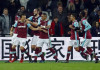 Carroll makes mark as West Ham see off Burnley West Ham United's Mark Noble celebrates scoring their first goal with team mates