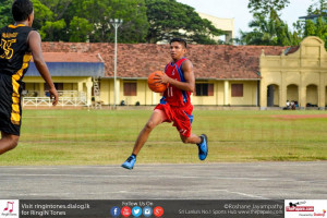 Shohan Eroshan (11) in offense for De La Salle College