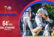 WATCH – Sisal Attanayake 64* (161) vs Trinity College | 107th Hill Country Battle of the Blues – Day 1 Sisal Attanayake