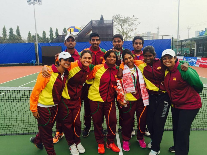 Six medals from Tennis for Sri Lanka at SAG