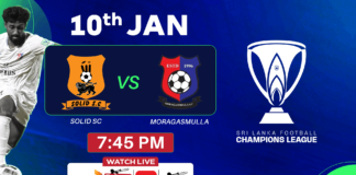 LIVE – Solid SC vs Moragasmulla SC – Champions League 2025/26 Solid SC vs Moragasmulla SC