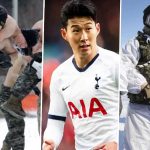 Son undergo military training in South Korea