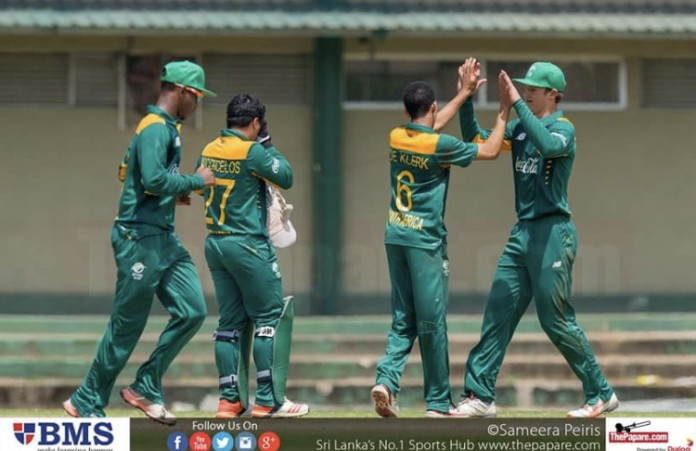 The South Africa U19s had their sweet revenge when they beat the Sri Lanka U19s in the second youth ODI to clinch the three match ODI series, 2-0 today(03rd).